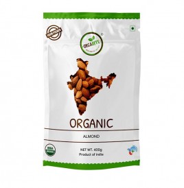 Orgabite Organic Almond   Pack  400 grams